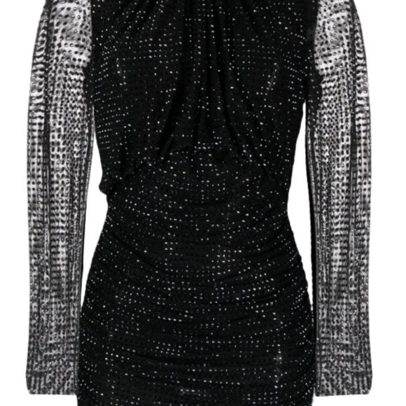 Self Portrait - Mesh Rhinestone Dress - Picture 2 of 4